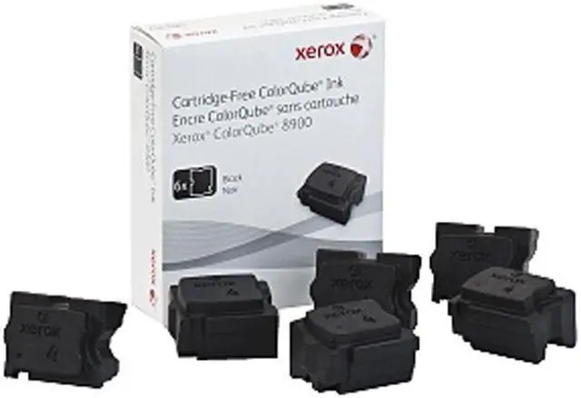 Main image of Xerox 108R01017 Solid Ink - 6 Sticks - Black