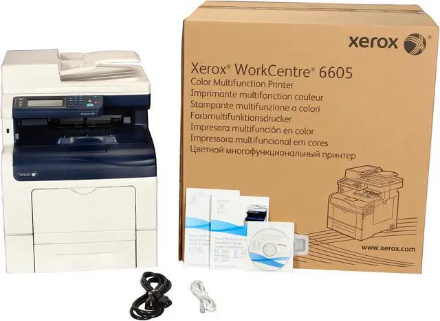 Alt view image 10 of 10 - Xerox WorkCentre 6605/N MFC / All-In-One Up to 36 ppm Color Laser Printer