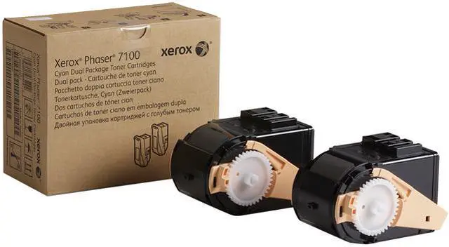Main image of Xerox 106R02602 High Yield Toner Cartridge - Dual Pack - Cyan