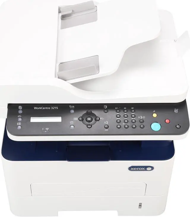 Alt view image 5 of 9 - Xerox WorkCentre 3215/NI Black and White Multifunction Printer, Print/Copy/Scan/Fax Letter/Legal, Up To 27ppm, 2-Sided Print, USB/Ethernet/Wireless, 250-Sheet Tray