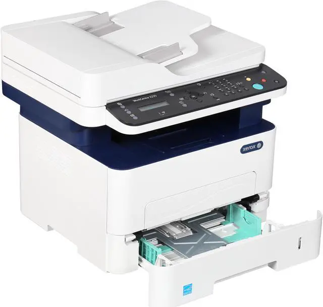Alt view image 9 of 10 - Xerox WorkCentre 3225/DNI Black and White Multifunction Printer, Print/Copy/Scan/Fax, Letter/Legal, Up To 29ppm, 2-Sided Print, USB/Ethernet/Wireless, 250-Sheet Tray