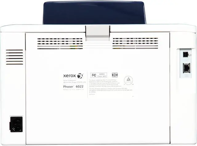 Alt view image 5 of 8 - Xerox Phaser 6022/NI Wireless Color Laser Printer, Up to 31 ppm, USB/Ethernet And Wireless