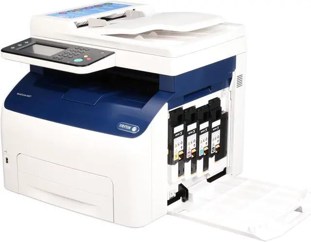 Alt view image 7 of 8 - Xerox WorkCentre 6027/NI Color Multifunction Printer, Print/Copy/Scan/Fax, Up to 18 ppm, USB/Ethernet And Wireless