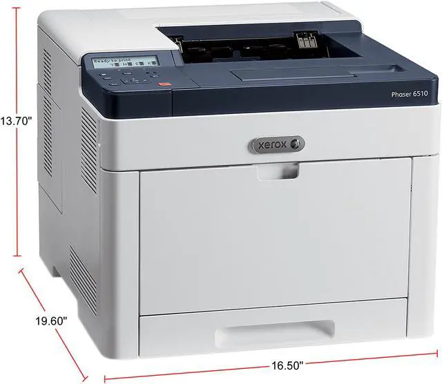 Alt view image 3 of 8 - Xerox Phaser 6510/DNI Color Printer, Letter/Legal, Up To 30ppm, 2-Sided Print, USB/Ethernet/Wireless, 250-Sheet Tray, 50-Sheet Multi-Purpose Tray, 110V