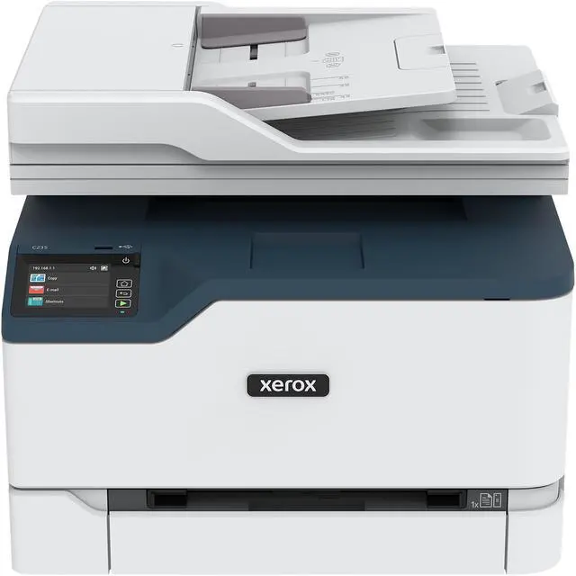 Alt view image 3 of 5 - Xerox C235/DNI - Multifunction printer - color - laser - Letter A (216 x 279 mm)/A4 (210 x 297 mm) (original) - A4/Legal (media) - up to 24 ppm (printing) - 250 sheets - 33.6 Kbps- USB 2.0, LAN, Wi-Fi