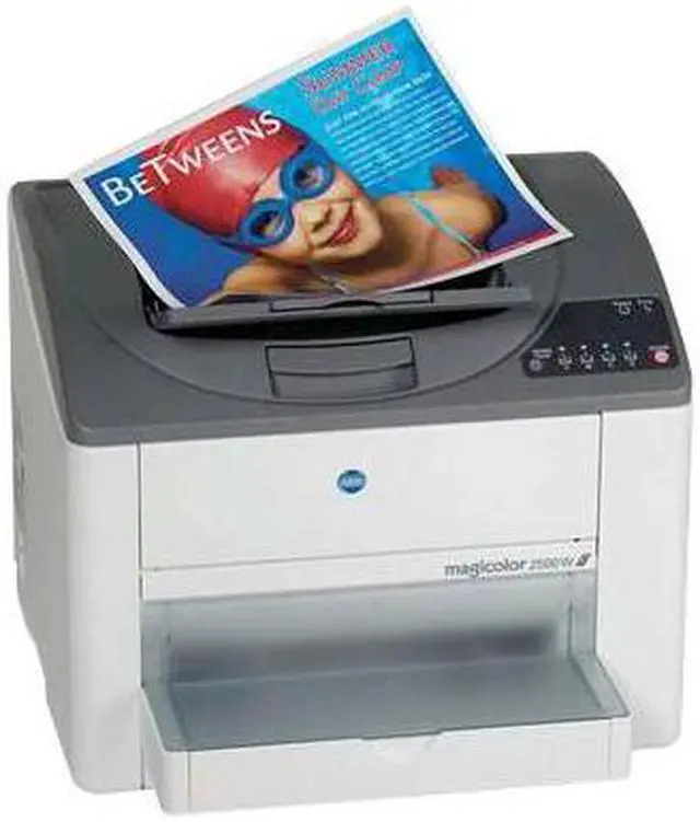 Main image of Konica Minolta magicolor 2500W A00V011 Personal Up to 20 ppm 2400 x 600 dpi, 1200 x 600 dpi (default), 600 x 600 dpi Color Print Quality Color USB electrophotographic laser Printer