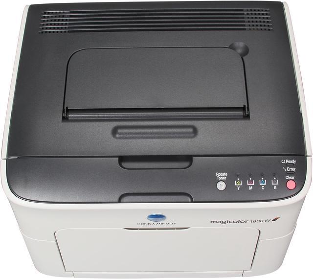 Alt view image 7 of 8 - Konica Minolta magicolor 1600W Personal Up to 20 ppm 1200 x 600 dpi Color Print Quality Color USB Laser Printer