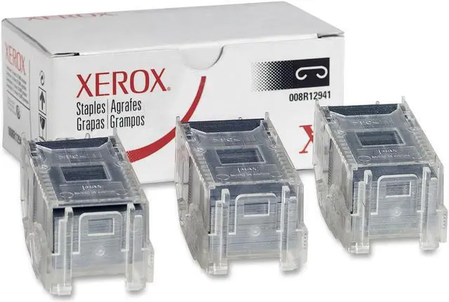 Main image of XEROX SUPPLIES 008R12941 Stacker Staples Pack, 3 Cartridges x 5,000 Staples Each For Phaser 7760