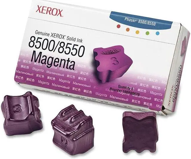 Main image of Xerox 108R00670 Solid Ink - 3 Sticks - Magenta
