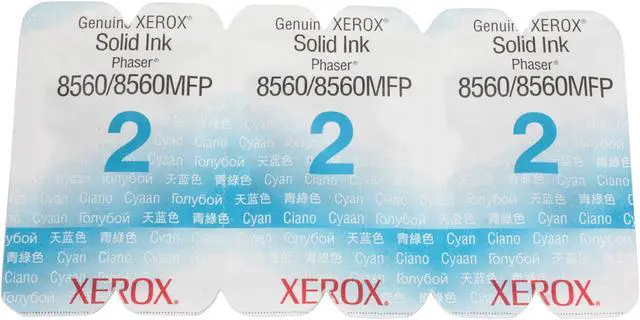 Alt view image 3 of 3 - Xerox 108R00723 Solid Ink - 3 Sticks - Cyan