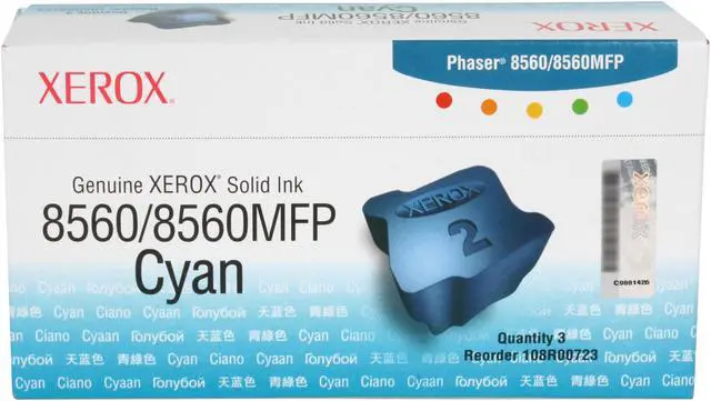 Main image of Xerox 108R00723 Solid Ink - 3 Sticks - Cyan