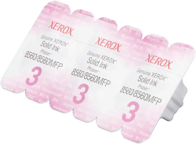 Alt view image 6 of 9 - Xerox 108R00724 Solid Ink - 3 Sticks - Magenta