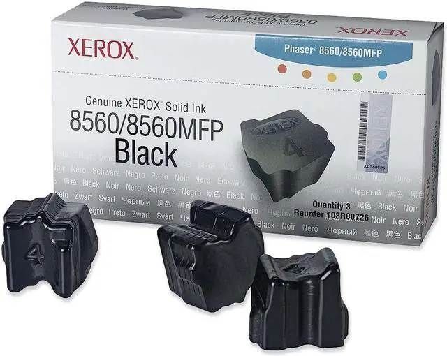 Main image of Xerox 108R00726 Solid Ink - 3 Sticks - Black