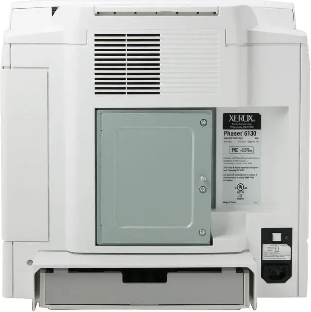 Alt view image 7 of 16 - XEROX Phaser Series 6130/N Workgroup Up to 16 ppm Color Laser Printer