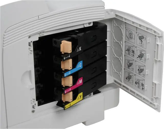 Alt view image 11 of 15 - Xerox Phaser 6125/N Workgroup Up to 16 ppm 600 x 600 dpi Color Print Quality Color Ethernet (RJ-45) / USB Laser Printer