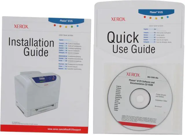 Alt view image 13 of 15 - Xerox Phaser 6125/N Workgroup Up to 16 ppm 600 x 600 dpi Color Print Quality Color Ethernet (RJ-45) / USB Laser Printer