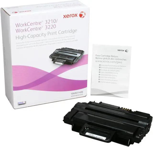 Alt view image 8 of 8 - Xerox 106R01486 High Yield Toner Cartridge - Black