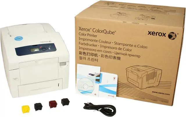 Alt view image 9 of 9 - Xerox SolidQube 8570/N Color Solid Ink Printer