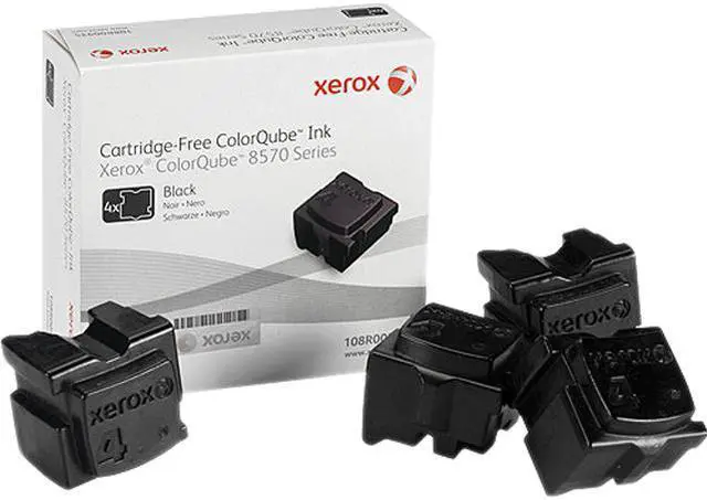 Main image of Xerox 108R00930 Solid Ink - 4 Sticks - Black