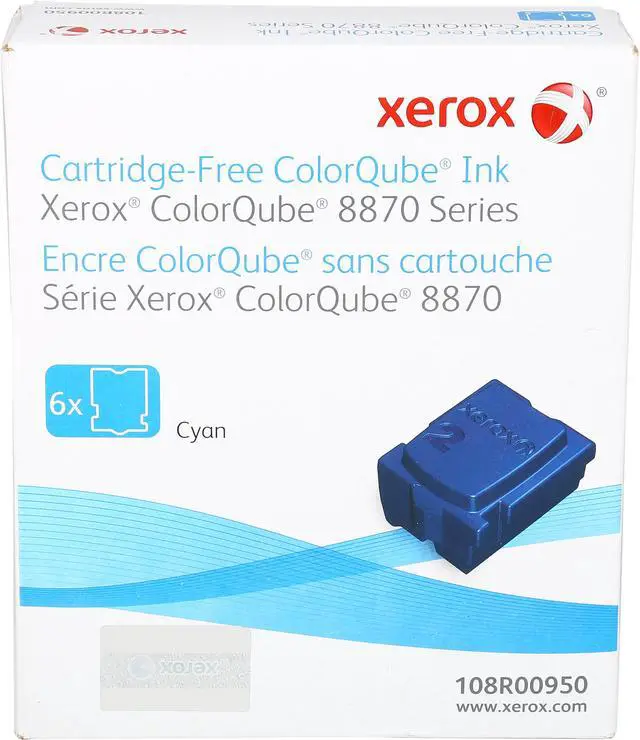 Main image of Xerox 108R00950 Solid Ink - 6 Sticks - Cyan