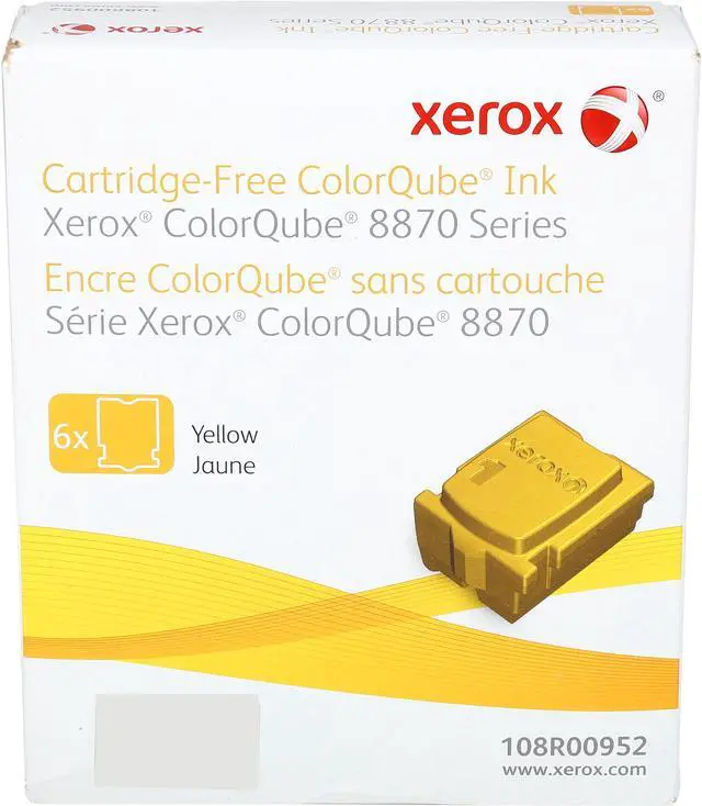 Main image of Xerox 108R00952 Solid Ink - 6 Sticks - Yellow