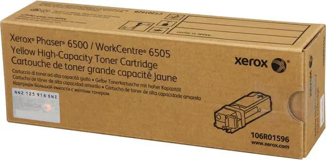 Main image of Xerox 106R01596 High Yield Toner Cartridge - Yellow