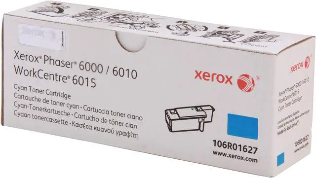Alt view image 2 of 4 - Xerox 106R01627 Toner Cartridge - Cyan