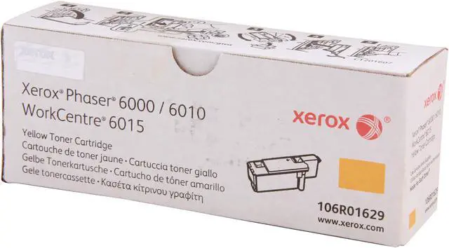 Alt view image 2 of 5 - Xerox 106R01629 Toner Cartridge - Yellow