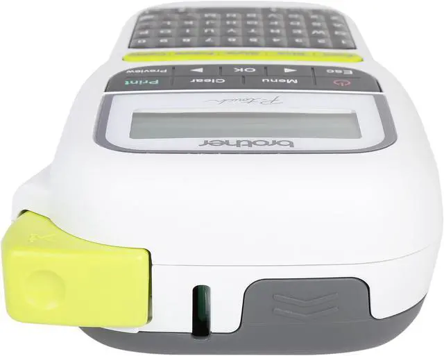 Alt view image 6 of 9 - Brother P-touch PT-H110 Easy, Portable Label Maker, Thermal Transfer, 180 dpi, 20mm./sec, Up to 2 Print Lines, Manual Cutter