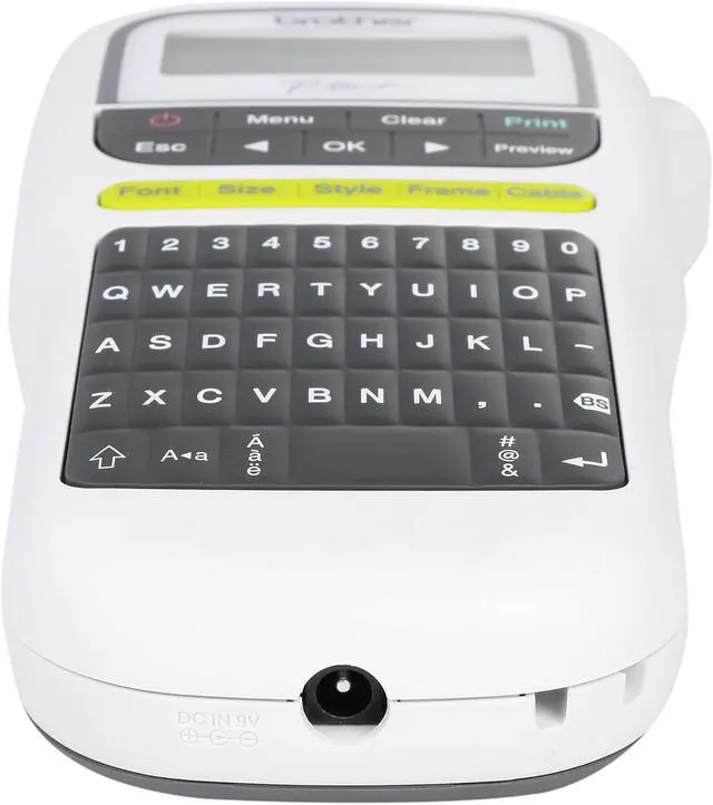 Alt view image 7 of 9 - Brother P-touch PT-H110 Easy, Portable Label Maker, Thermal Transfer, 180 dpi, 20mm./sec, Up to 2 Print Lines, Manual Cutter