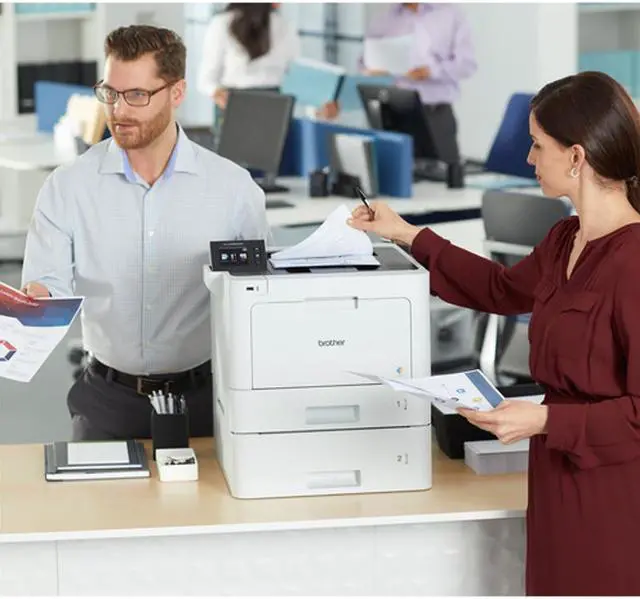 Alt view image 5 of 12 - Brother HL-L8360CDWT Business Wireless Color Laser Printer with Automatic Duplex Printing, Mobile Printing, Cloud Printing