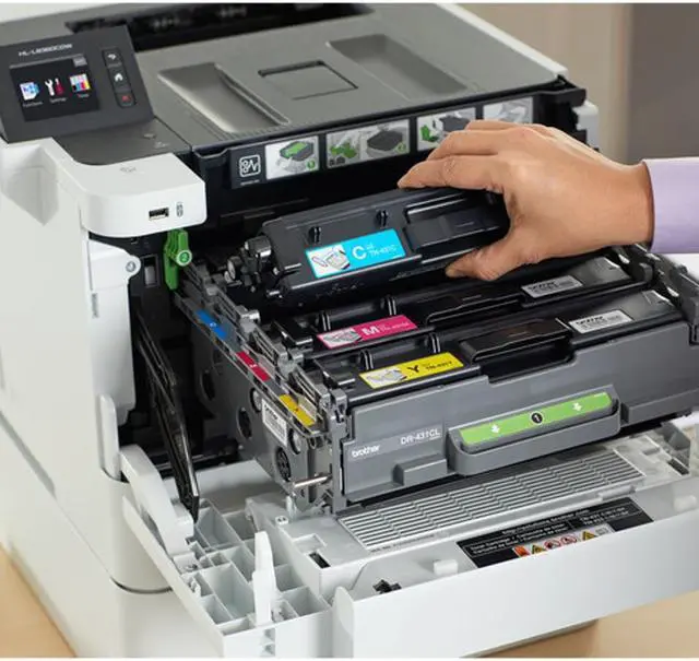 Alt view image 8 of 12 - Brother HL-L8360CDWT Business Wireless Color Laser Printer with Automatic Duplex Printing, Mobile Printing, Cloud Printing