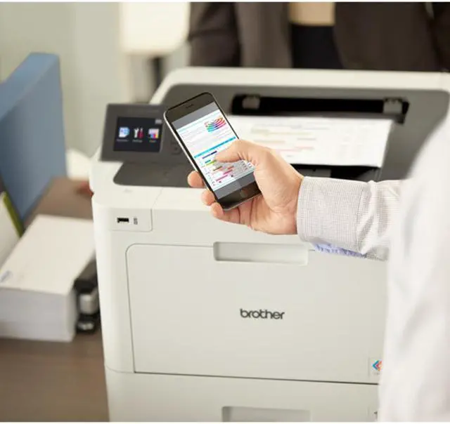 Alt view image 9 of 12 - Brother HL-L8360CDWT Business Wireless Color Laser Printer with Automatic Duplex Printing, Mobile Printing, Cloud Printing