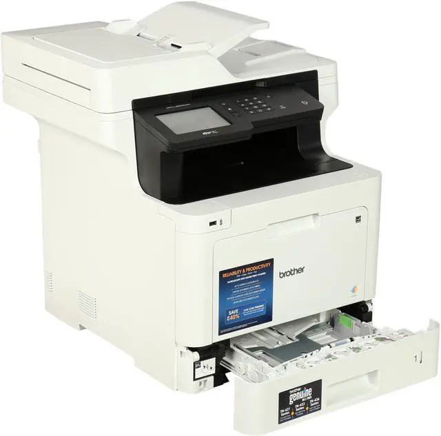Alt view image 10 of 11 - Brother MFC-L8900CDW Business Wireless Duplex All-in-One Color Laser Printer
