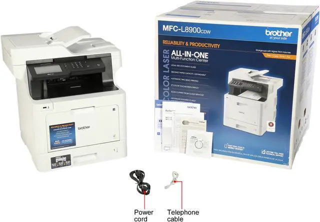 Alt view image 11 of 11 - Brother MFC-L8900CDW Business Wireless Duplex All-in-One Color Laser Printer