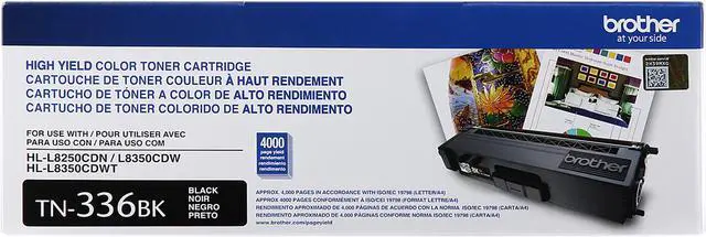 Main image of Brother TN336BK High Yield Toner Cartridge - 2 Pack - Black