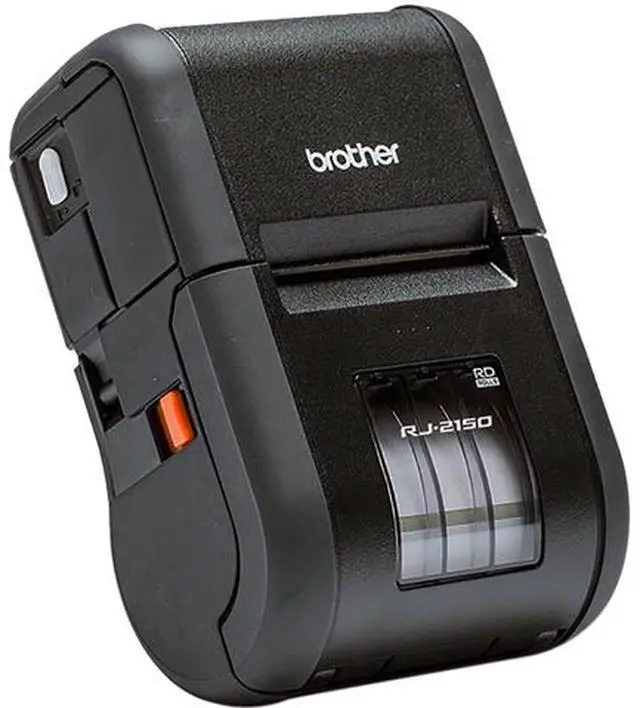 Main image of Brother RJ2150 Direct Thermal 6ips (152.4mm/sec) 203 dpi RuggedJet 2, Portable 2" Direct Thermal Receipt/Label Printer w/Wi-Fi, Bluetooth Technology/MFi, USB