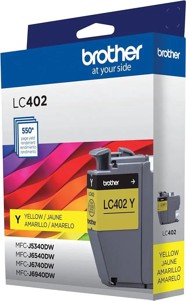 Alt view image 2 of 2 - Brother LC402YS Yellow Ink Cartridge FOR MFCJ5340DW J6540DW J6940DW