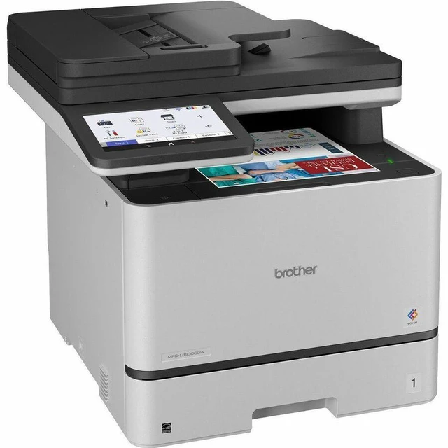 Alt view image 2 of 5 - Brother MFC-L8930CDW Business Color Laser All-in-One Printer with Duplex Print, Scan, Copy, Low-Cost Printing- Up to 33ppm color / black- 2400 x 600 dpi