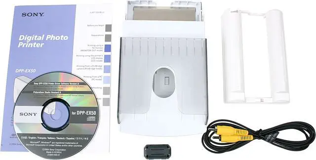 Alt view image 6 of 7 - SONY DPPEX50 403 dpi x 403 dpi Color Print Quality USB Dye sublimation thermal Photo Color Printer