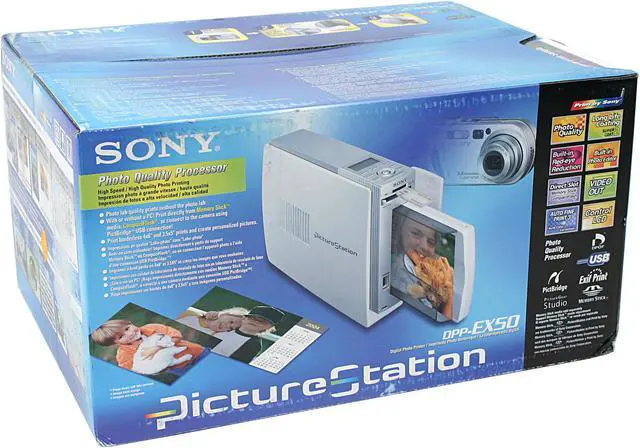 Alt view image 7 of 7 - SONY DPPEX50 403 dpi x 403 dpi Color Print Quality USB Dye sublimation thermal Photo Color Printer