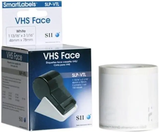 Main image of Seiko Video Tape Label
3.06" Width x 1.81" Length - 150/RollBox