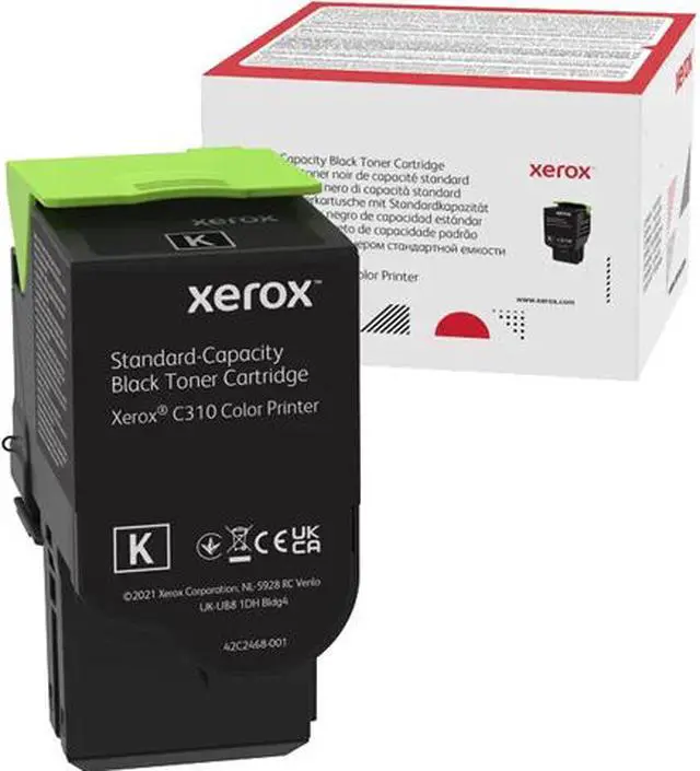 Main image of Genuine Xerox Black Standard Capacity Toner Cartridge, Xerox C310 Color Printer, (Use & Return)
