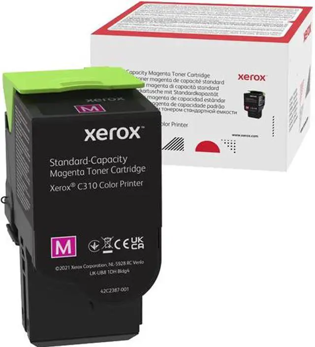 Main image of Genuine Xerox Magenta Standard Capacity Toner Cartridge, Xerox C310 Color Printer, (Use & Return)