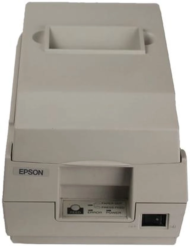 Alt view image 5 of 5 - EPSON TM-U200B White 15VFEPPT0005 Dot Matrix 6 LPS Impact POS receipt printer