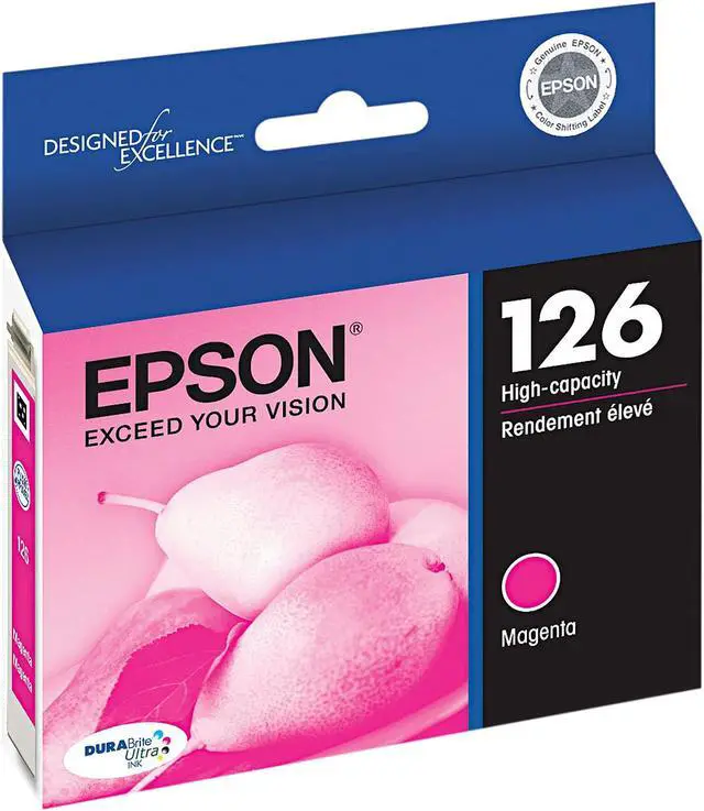 Alt view image 2 of 2 - EPSON DURABrite Ultra 126 T126320-S Ink Cartridge, High Capacity Magenta