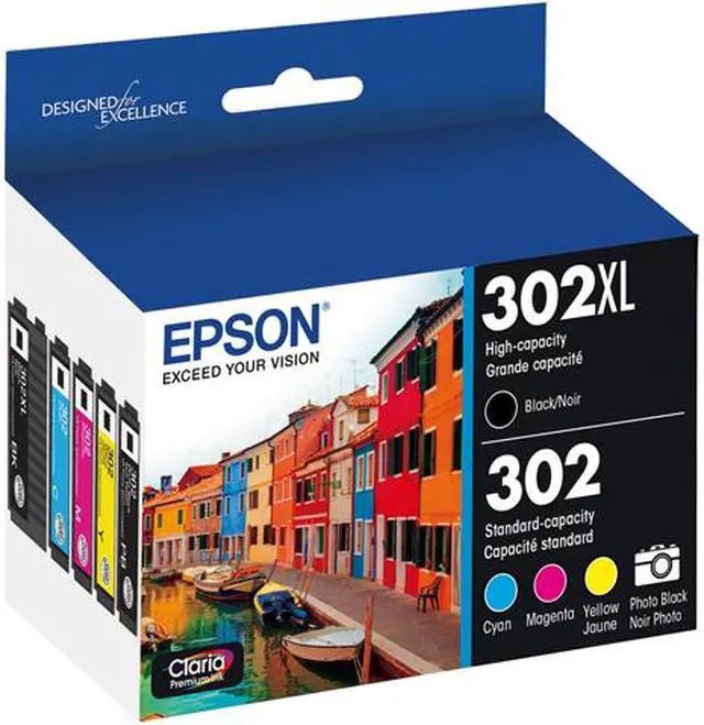 Main image of EPSON T302XLBC-S (T302XL) Claria High-Yield Ink Cyan; Magenta; Yellow; Photo Black