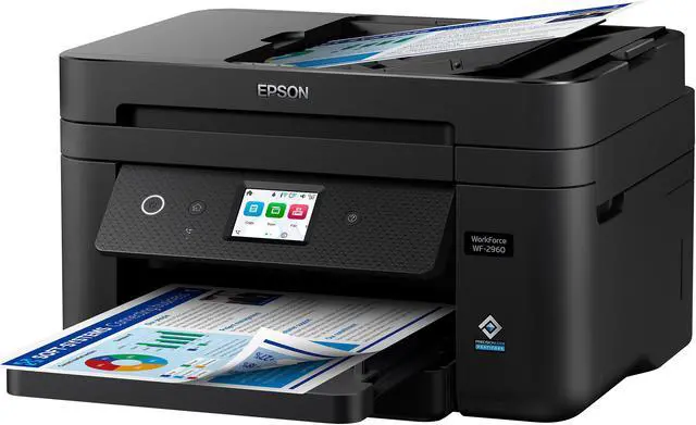 Alt view image 2 of 20 - Epson WorkForce WF-2960 All In One Printer