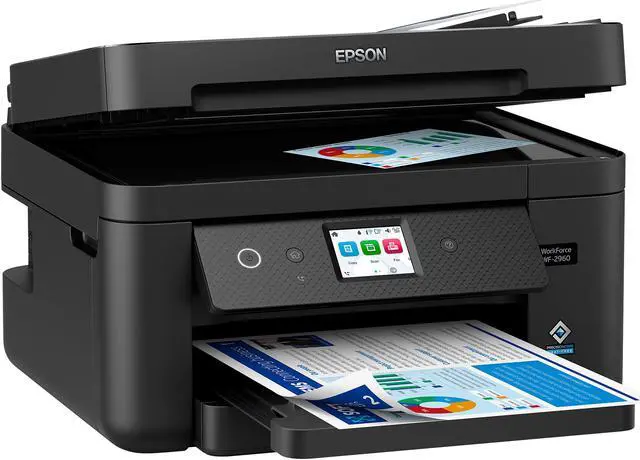 Alt view image 5 of 20 - Epson WorkForce WF-2960 All In One Printer