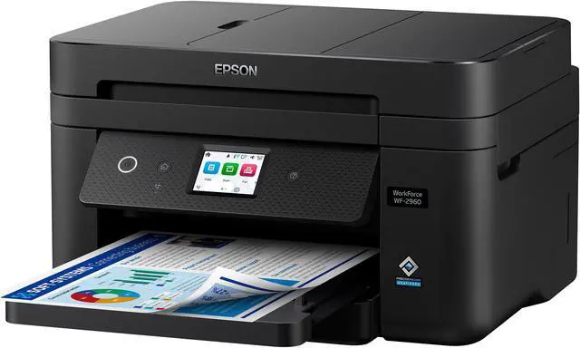 Alt view image 3 of 20 - Epson WorkForce WF-2960 All In One Printer